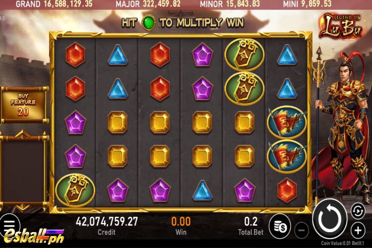 RSG Legend of Lu Bu Slot Overview