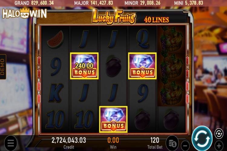 3+ Diamond Scatter to Trigger RSG Lucky Fruits Free Spins