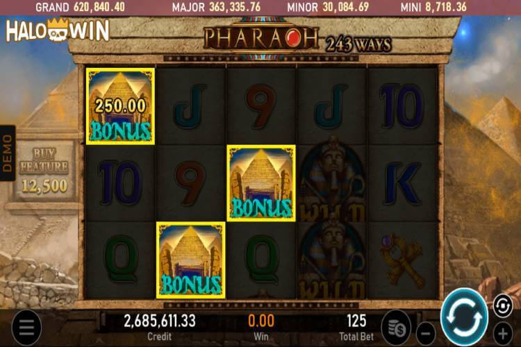 3+ Bonus to Trigger RSG Pharaoh Slot Free Spins