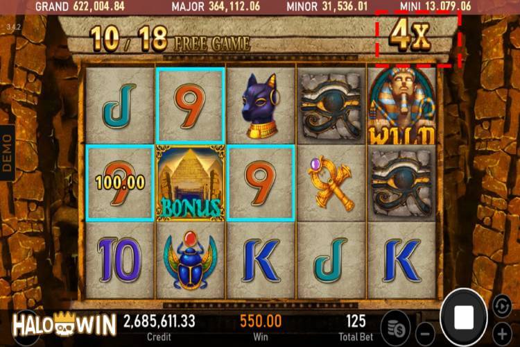 RSG Pharaoh Slot Free Spins: Multiplier