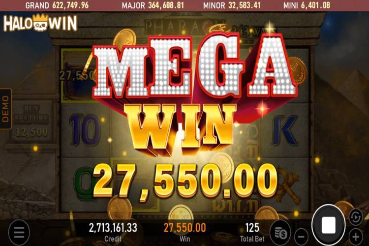 Mega Win 25,000 Pesos from RSG Pharaoh