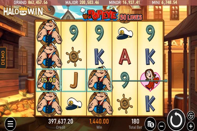 RSG Popeye Slot Overview