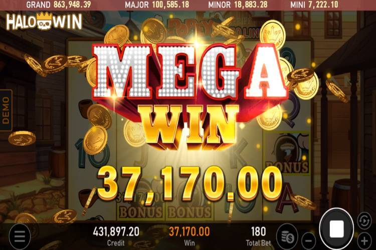 From ₱180 to 37,170 Mega Win in 20 Popeye slot free spins