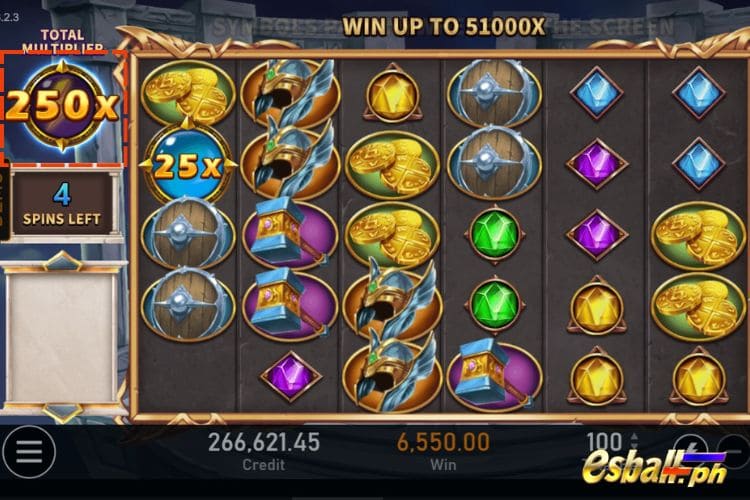 In Free Spins, Power Of Thor: Multiplier