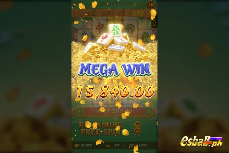 Mega Wins ₱15,840 on RSG Rich Mahjong 2 Slot Game!