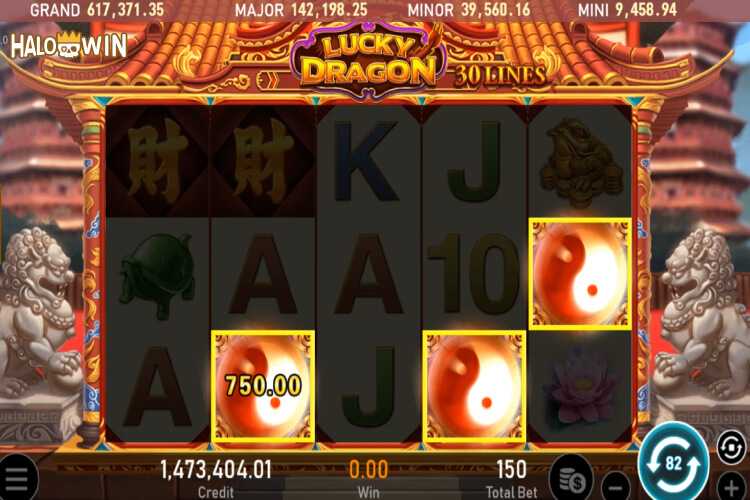 3+ Scatter to Trigger Lucky Dragon Free Spins