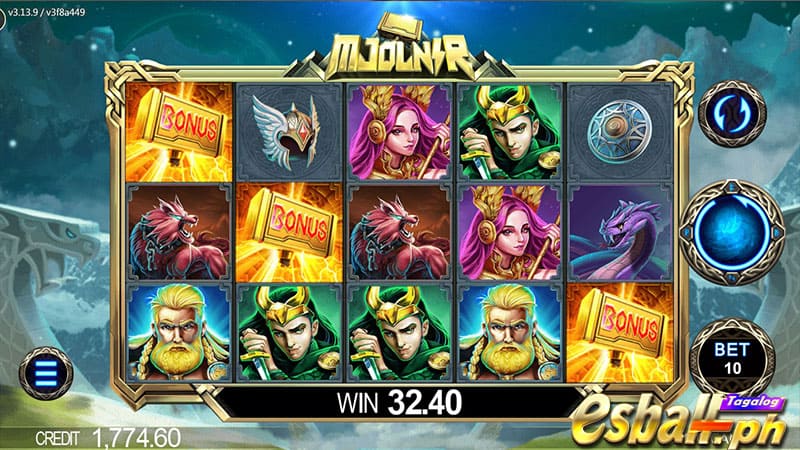 Best Nordic Gods-Themed Slot Machine: 5. JDB Mjolnir Slot Machine Game