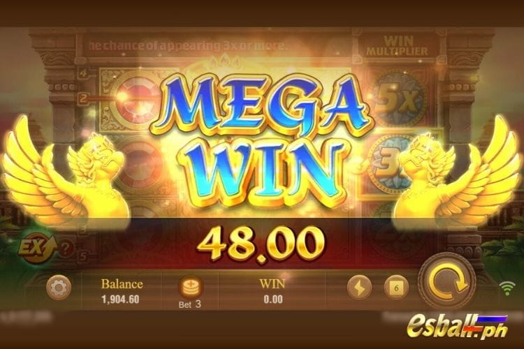 Bet 3 and get a big win 48 in the JILI Fortune Gems.