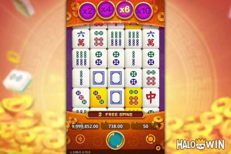 Golden Mahjong Free Spins: Multiplier