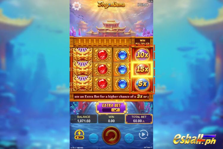 Dragon Gems Slots Extra Bet