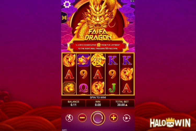 YB Fa Fa Dragon Slot Overview