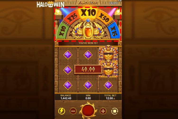 Yellow Bat Fancy Egypt Slot: Multiplier
