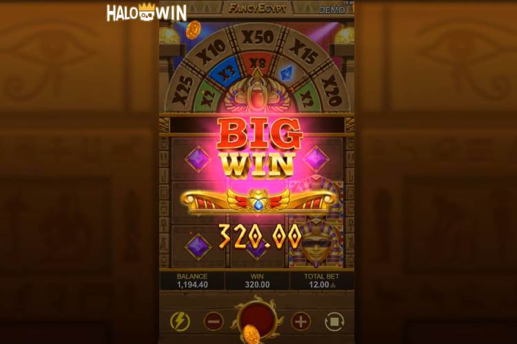 Scored a 320 pesos Big Win on YB Fancy Egypt