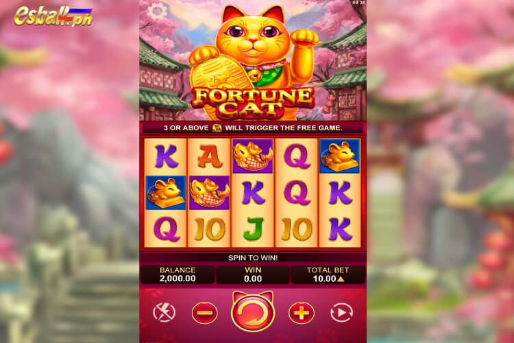 Yellow Bat Fortune Cat Slot Overview