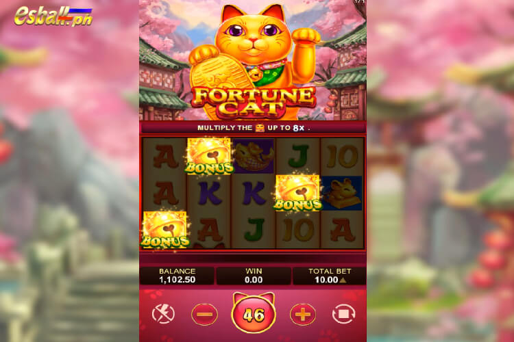3+ Scatter trigger the YB Fortune Cat Free Spins