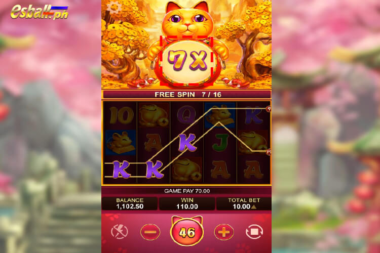 Fortune Cat Slot Free Spins: Multiplier