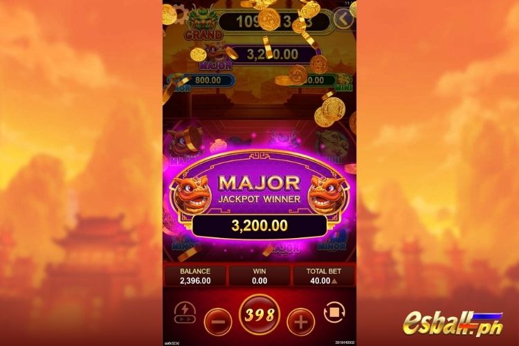 YB Fortune Treasure Slots LONG YI FA Jackpot Feature