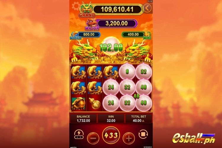 YB Fortune Treasure Slots Feature Selection