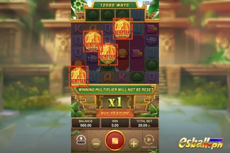 Golden Aztec Mega Free Spins Game