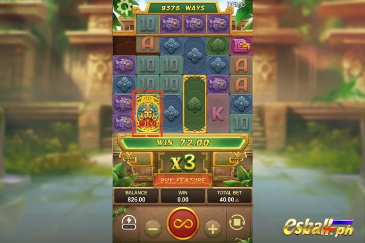 YB Golden Aztec Mega Slot Game Golden Frame and Silver Frame Feature
