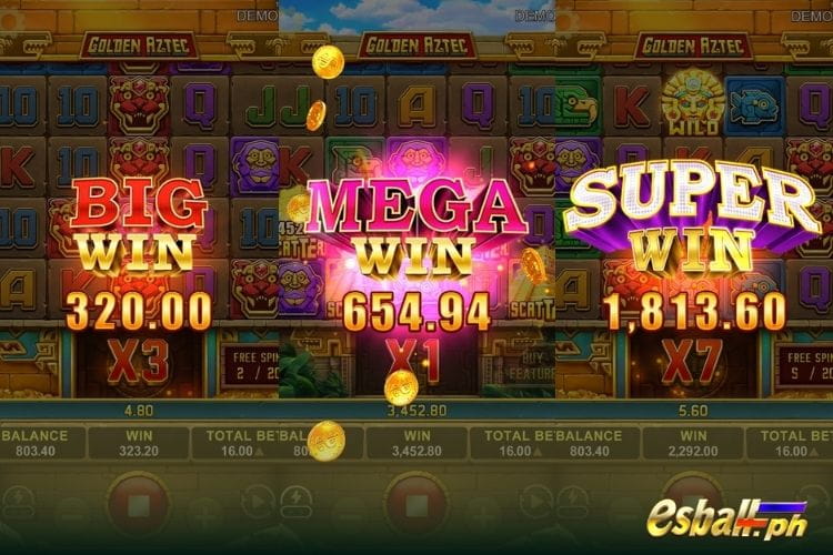 Golden Aztec Game - Yellow Bat Slot