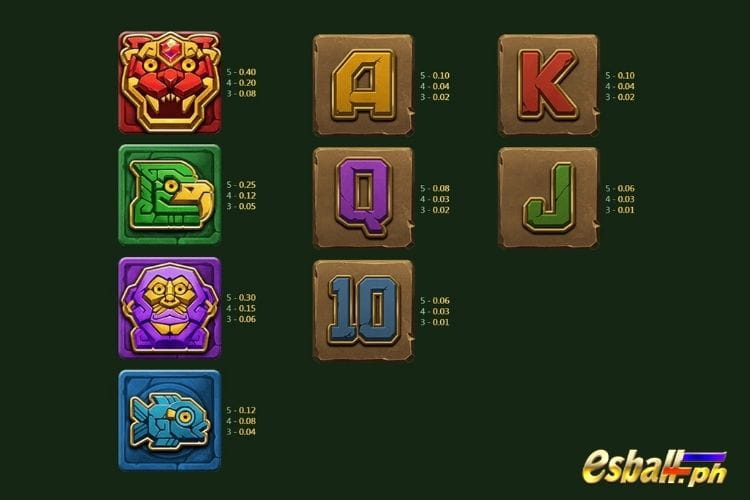 Golden Aztec Game - Yellow Bat Slot