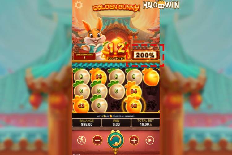 YB Golden Bunny Slot Hold and Win: Multiplier