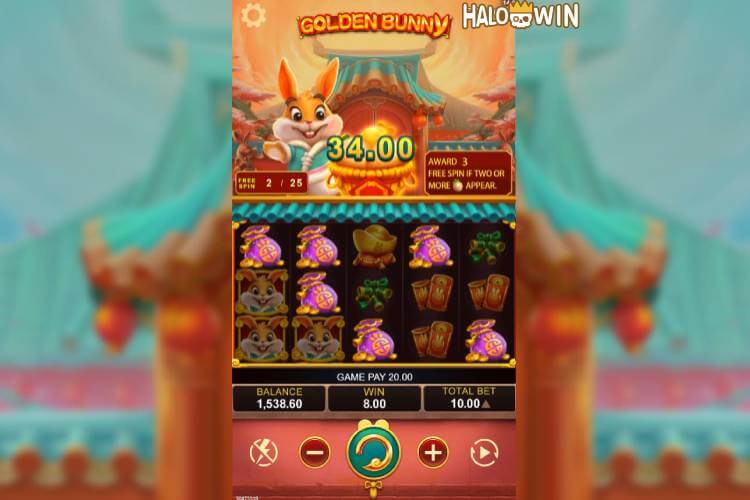 Yellow Bat Golden Bunny Slot Free Spins