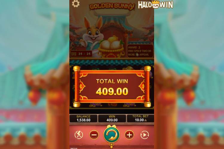 ₱409 Free Spins Win on Yellow Bat Golden Bunny