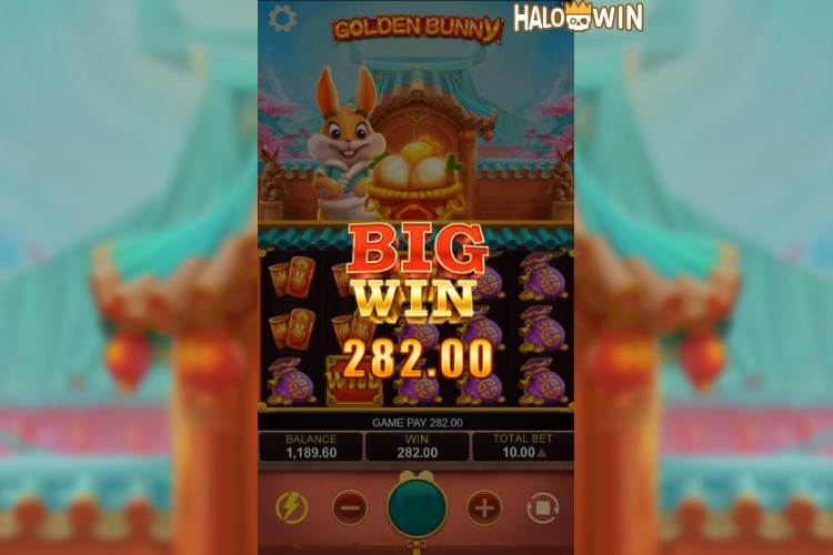 Scored a Big Win of ₱282 playing YB Golden Bunny