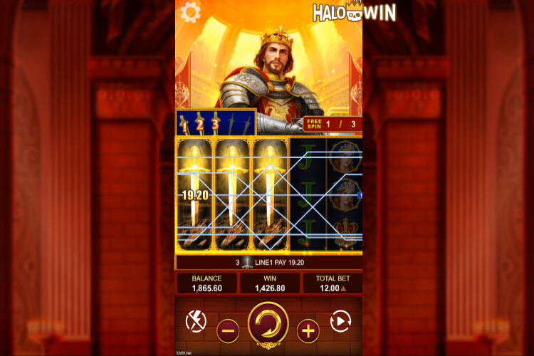 King Arthur Gold Slot Free Spins: Expanding Symbol
