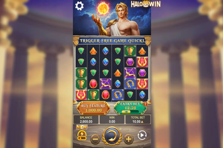Yellow Bat Light Of Apollo Slot Overview