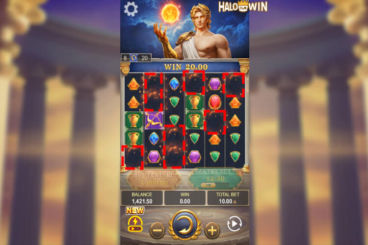 YB Light Of Apollo Slot: Cascading Reels
