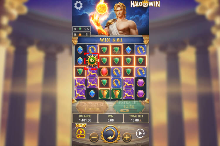 YB Light Of Apollo Slot: Mulitiplier