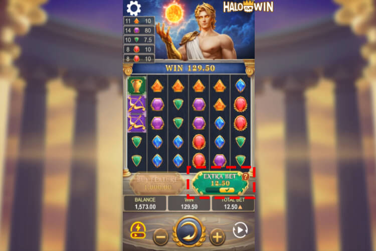 Yellow Bat Light Of Apollo Slot: Extra Bet
