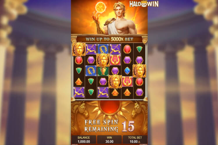 YB Light Of Apollo Slot Free Spins