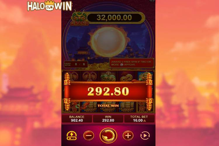 YB Money Horse Free Spins total win: ₱292.80