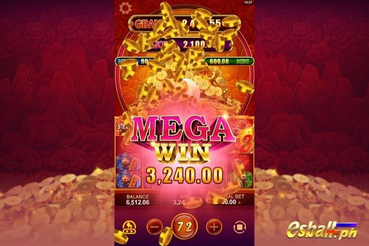 Bet 60 pesos to get Big Win 3,240 in Power Fortune slot!
