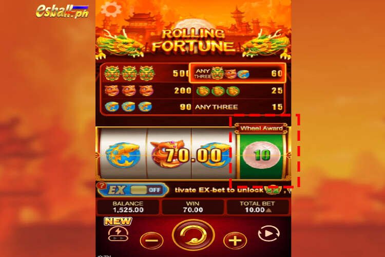 Yellow Bat Rolling Fortune Slot Features: Expanding Reels
