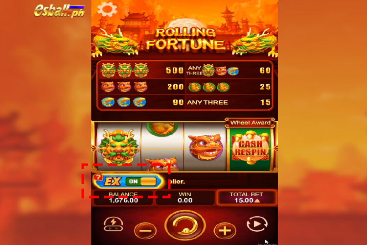 Yellow Bat Rolling Fortune Slot Extra Bet