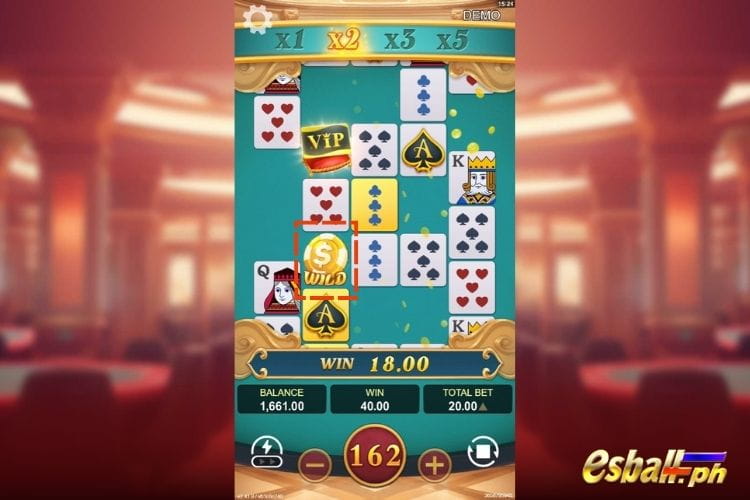 YB Royal Ace Slots Win Multiplier Feature