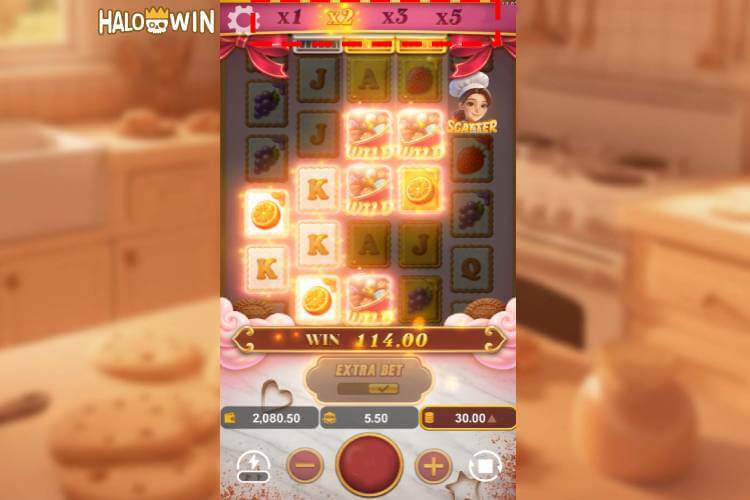 Yellow Bat Sugar Chef Slot: Multiplier
