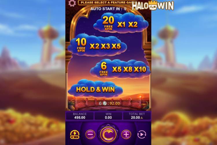 YB Magic Lamp Slot: Feature Choice