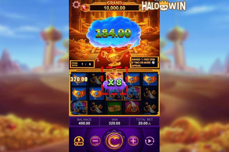 Magic Lamp Free Spins: Multiplier