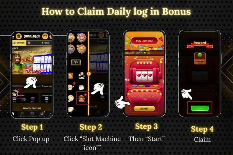 Claim Daily Login Draw Bonus Steps