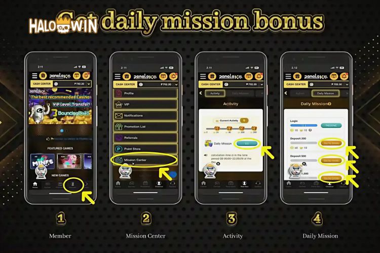 Claim Daily Casino Missions Cash Rewards